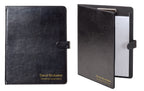 Black & Gold Personalized Portfolio with Notepad