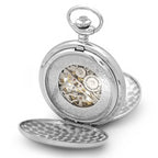 Dual Opening Pocket Watch & Chain - Executive Gift Shoppe