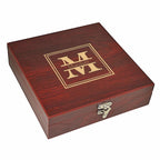 Split Monogram  Flask & Gaming Set