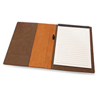 World's Best Boss Brown Leatherette Mini Portfolio