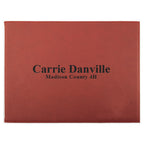 Personalized Rose Certificate Holder