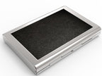 Black Leather Engraved Business Card Case - Executive Gift Shoppe