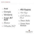 Soccer Themed Personalized Desktop Business Card Holder
