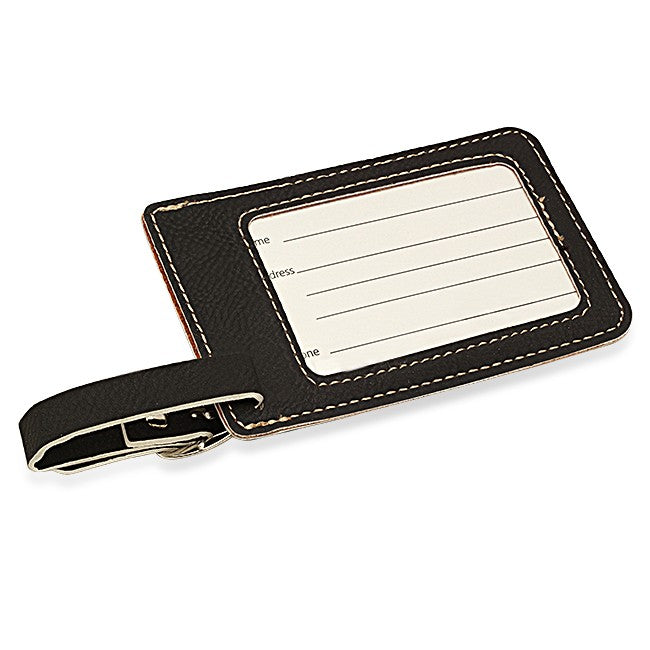 Personalized Black Luggage Tag
