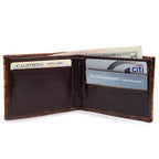 Vintage Brown Men's Bifold Wallet