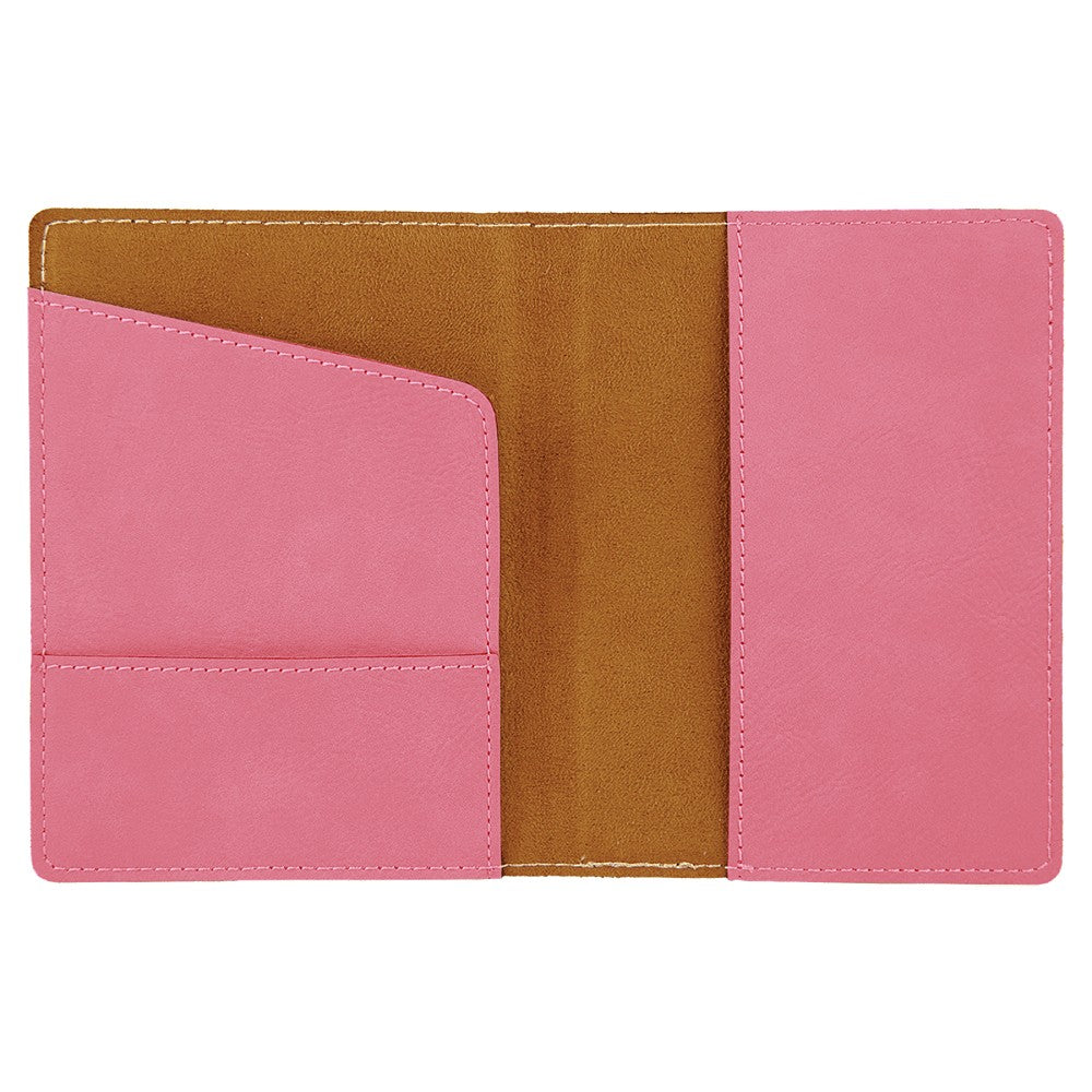 Personalized Pink Passport Holder
