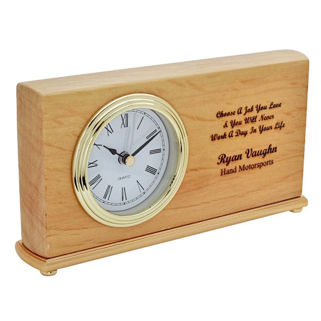 Choose A Job You Love Desk Clock