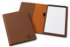 Brown Portfolio & Notebook with Roman Monogram