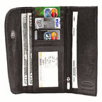 Genuine Leather Ladies Credit Card Wallet & Organizer
