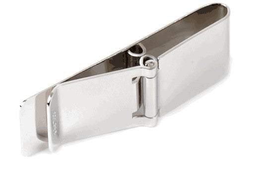 Sterling Silver Tartan Plaid Hinged Money Clip - Executive Gift Shoppe
