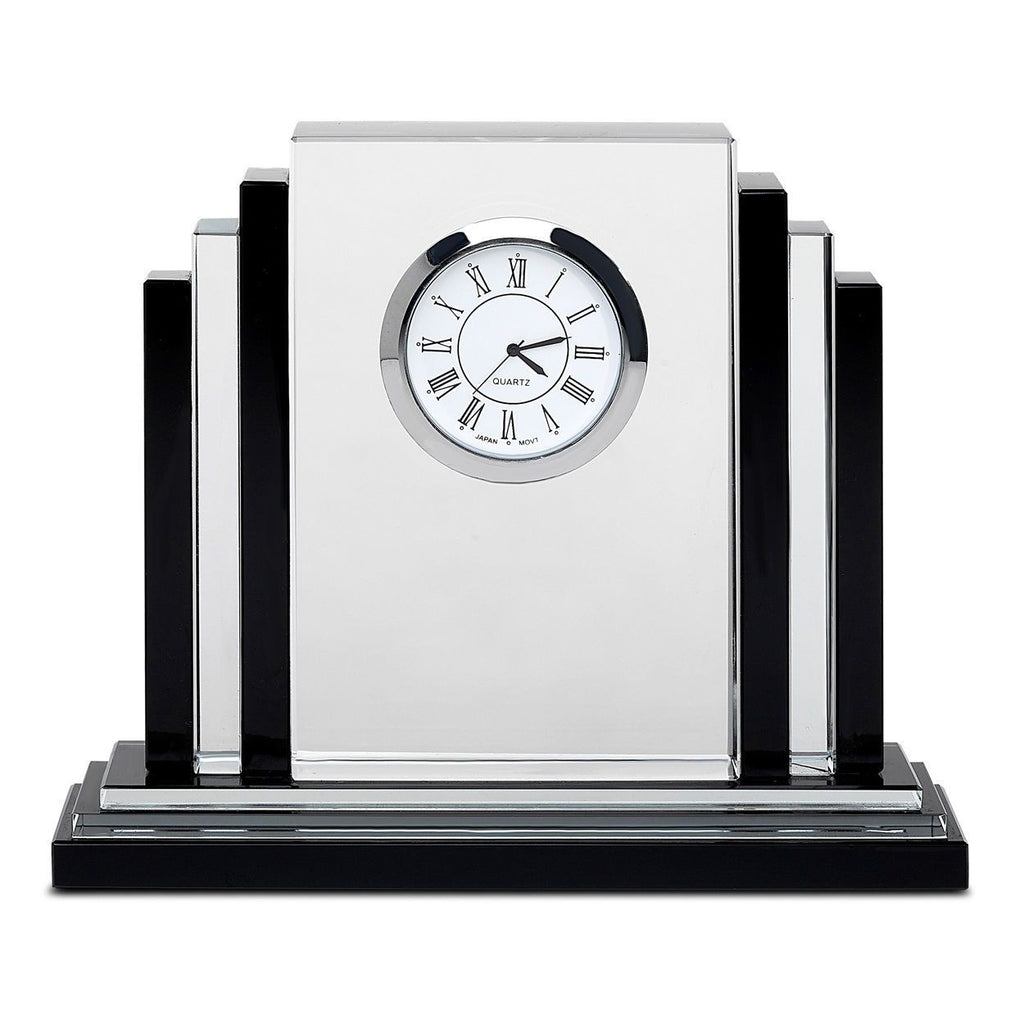 Personalized Step Design Premier Crystal Clock
