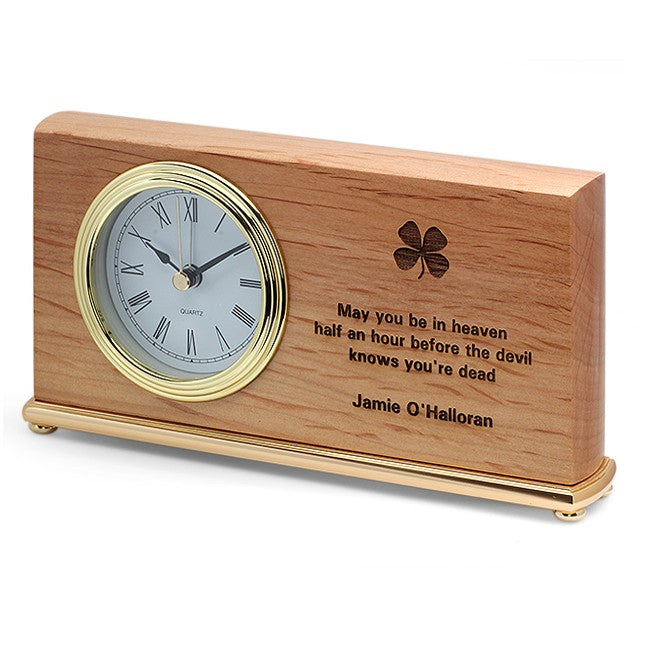Before The Devil Knows Your Dead Irish Desk Clock