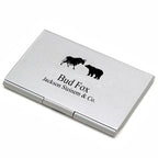 Wall Street Engraved Business Card Case - Executive Gift Shoppe