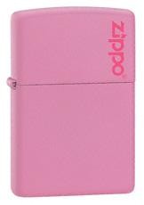 Pink Matte with Zippo Logo Zippo Lighter - ID# 238ZL