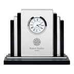 Firefighter Personalized Step Design Premier Crystal Clock