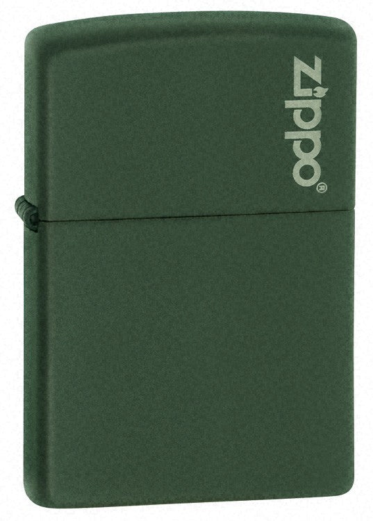 Hunter Green Matte with Zippo Logo Zippo Lighter - ID# 221ZL