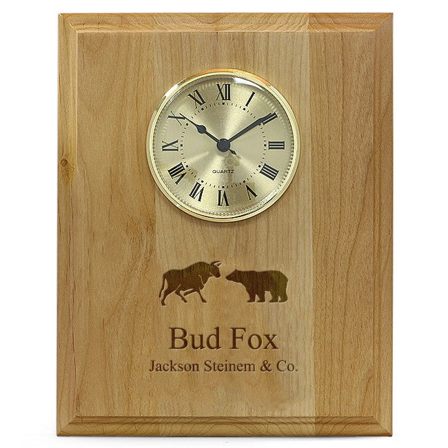 Wall Street Symbol Recognition Wall Clock