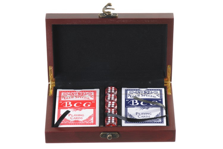 Roman Monogram  Cards & Dice Set