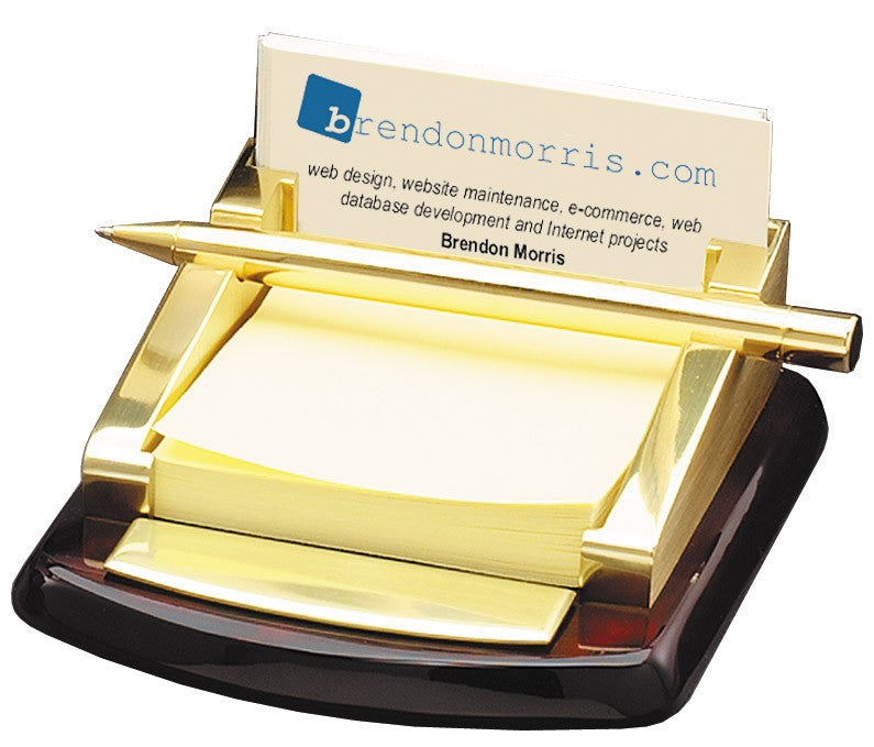 Personalized Post It Holder & Pen Stand