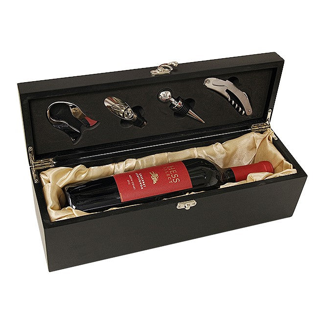 Wedding Party Black Wine Box - Executive Gift Shoppe