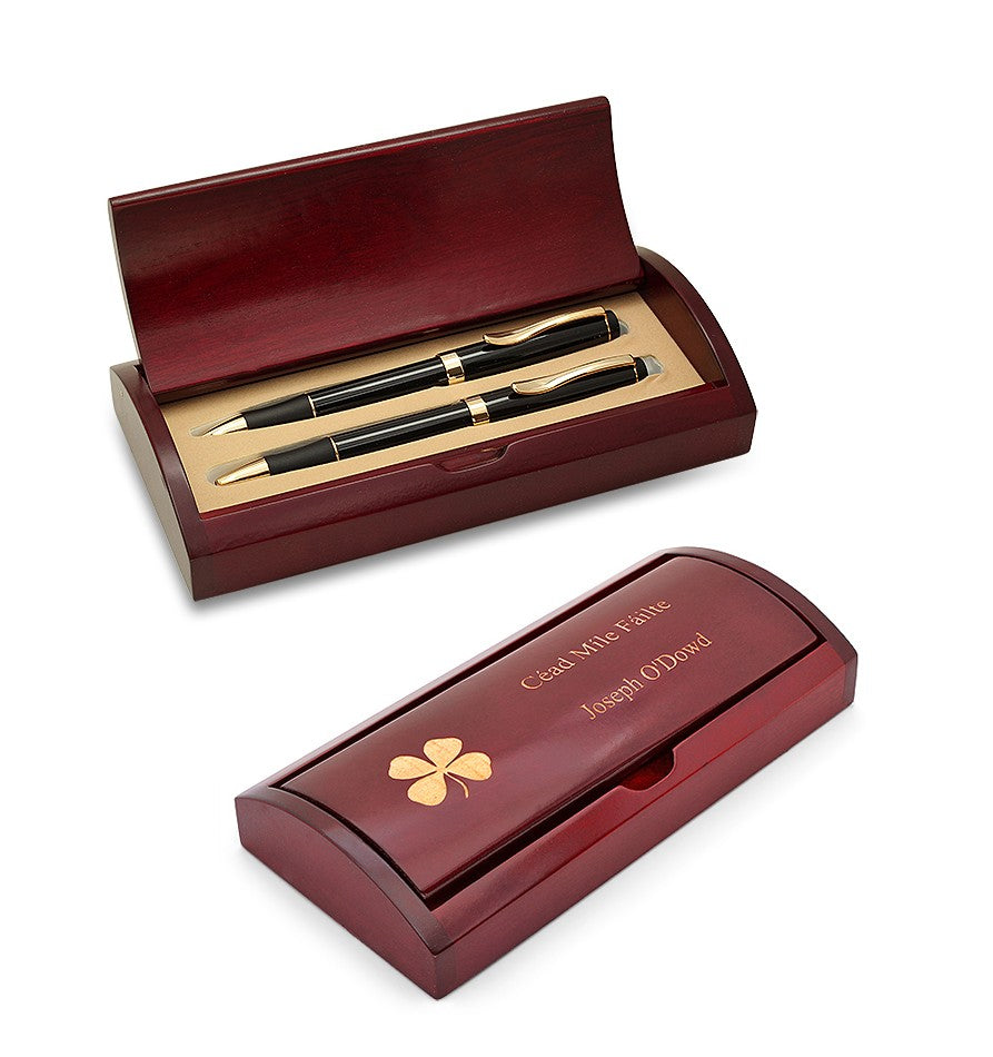 Shamrock Theme Pen & Pencil Set