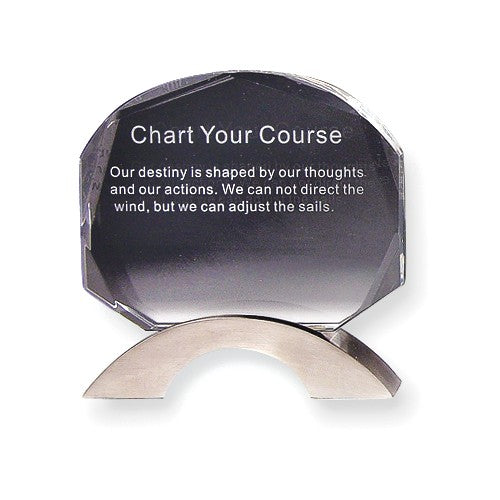 Chart Your Course - Inspirational Desk Sculpture - Executive Gift Shoppe