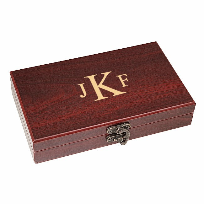 Roman Monogram  Cards & Dice Set