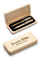 Elegance Collection Personalized Maple Wood Pen & Letter Opener Set