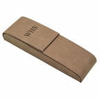 Personalized Leatherette Double Pen Case