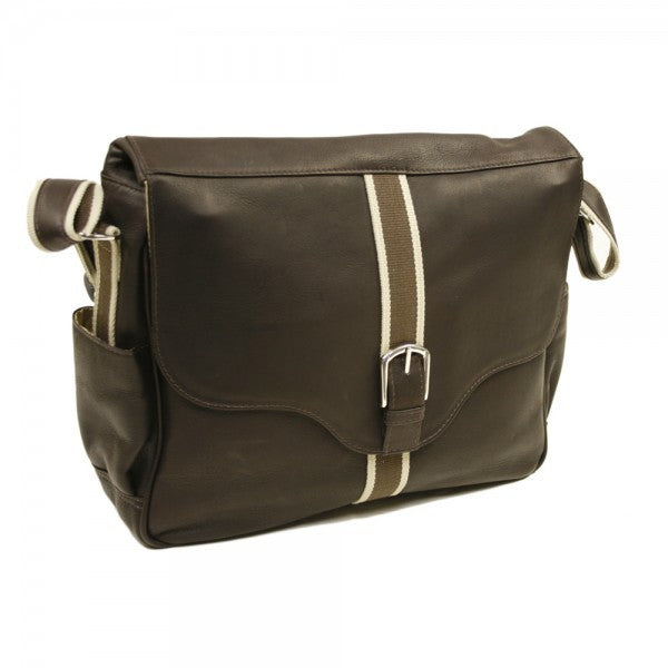 European Messenger Bag by Piel Leather - Free Personalization