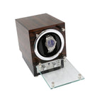 Ebony Burl Wood Single Watch Winder
