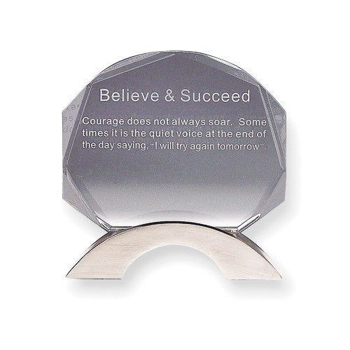 Believe & Succeed - Inspirational Desk Sculpture - Executive Gift Shoppe