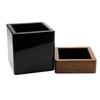Executive Stackable Wooden Pen & Pencil Cup