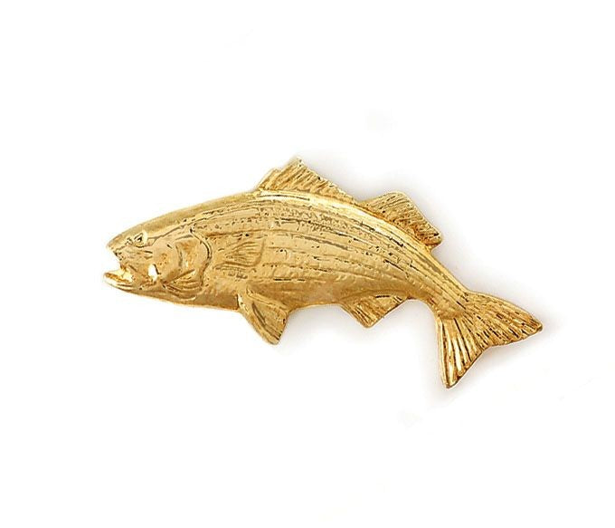 14 Karat Gold Fish Tie Tack