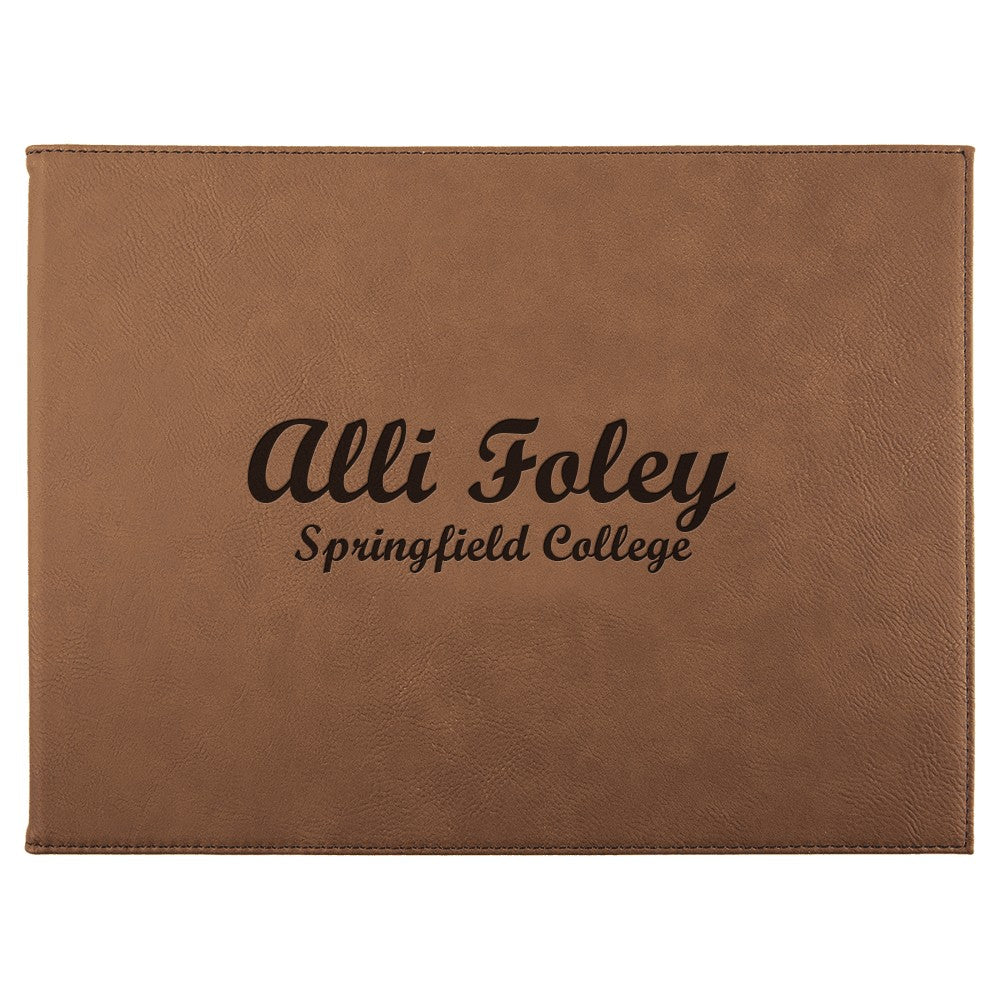 Personalized Dark Brown Certificate Holder