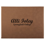 Personalized Dark Brown Certificate Holder