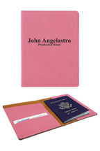Personalized Pink Passport Holder