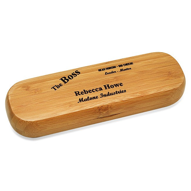 The Boss Bamboo Pen Set