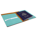 Personalized Teal Passport Holder