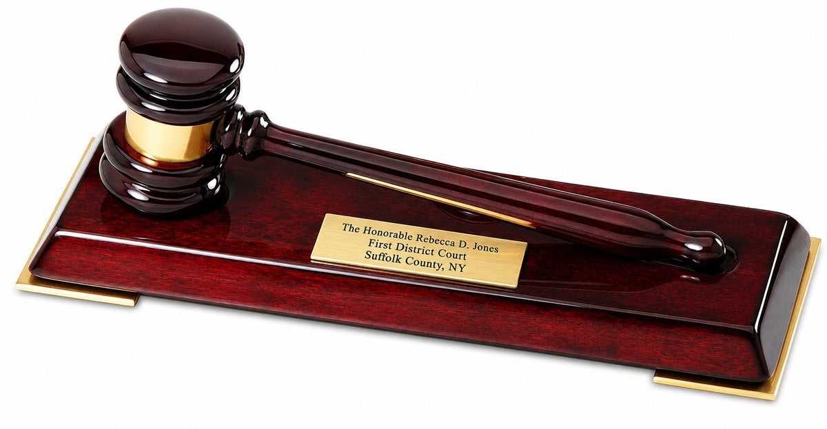 Personalized Ladies Gavel With Stand