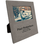 Gray 5" x 7" Picture Frame with Large Personalization Area