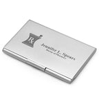 Pharmacist Theme Personalized Business Card Holder