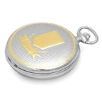 Engraved Quartz Charles Hubert Pocket Watch & Chain #3554 - Executive Gift Shoppe