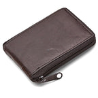 Men's Zip Around Wallet with ID Flap