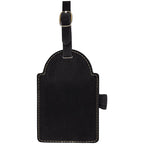 Personalized Black & Silver Golf Bag Tag with Tees