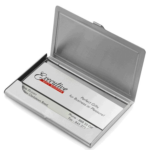 Zebra Stripes Crystals Business Card Case