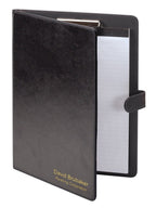 Black & Gold Personalized Portfolio with Notepad