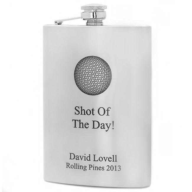 Shot Of The Day Golf Flask - Executive Gift Shoppe