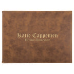 Personalized Rustick Brown Certificate Holder