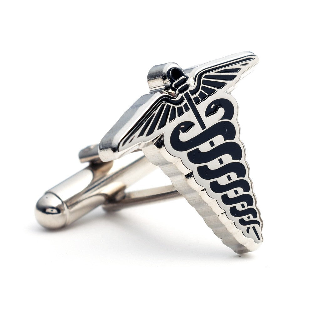 Caduceus Cufflinks